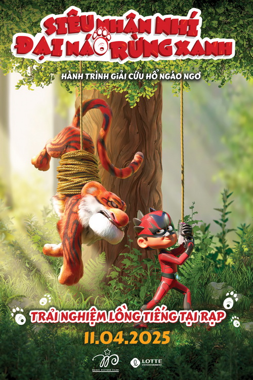 siêu nhân nhí đại náo rừng xanh